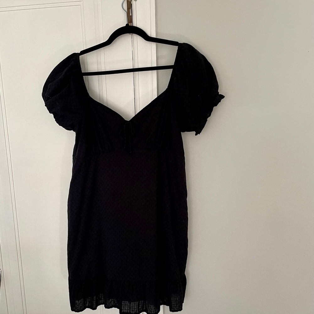 Black Puff Sleeve Dress size Medium
